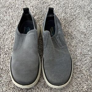 Skechers Charcoal Slip-On Shoes